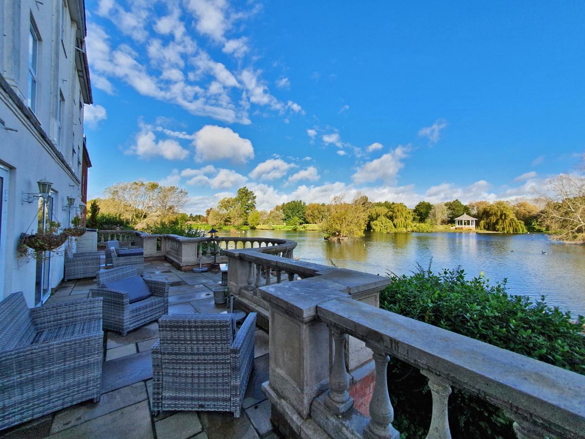 Lakeside Watermead care home balcony